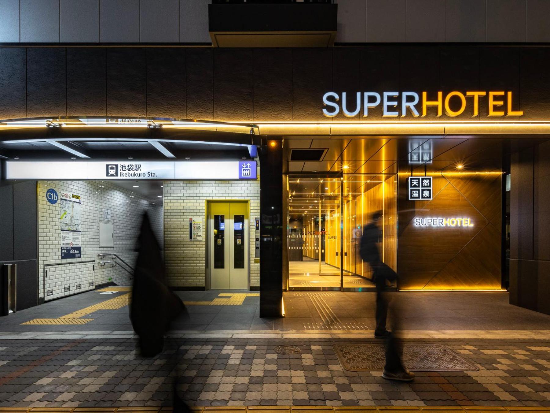 Super Hotel JR Ikebukuro Nishiguchi Tokyo Bagian luar foto